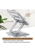 UmoTech   360° Döner Alüminyum Laptop Standı Ergonomik ve Portatif Tasarım Usb Type-C Port Dayanıklı ve Sağlam - 2