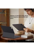 UmoTech   Manyetik Kılıf iPad Pro11"/iPad Air(4 ve 5.nesil) için Uyumlu Bluetooth Aydınlatmalı Klavyeli Kılıf - 6
