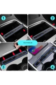 BGZ STORE   Tesla Model 3/Y için USB Şarj Cihazı - Çoklu Bağlantı Noktası ve Mavi LED Işıklı USB Hub - 3
