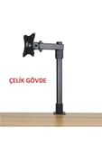 UmoTech   Ayarlanabilir Masaüstü Monitör Lcd, Led Tv Standı Vesa Uyumlu Ergonomik Ve Çelik Sağlam Siyah - 2