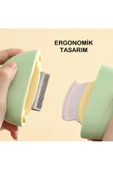 UmoTech   3’ü 1 Arada Taşınabilir Kedi Bakım Tarağı Temizleme Fırçalı, Masaj Etkili Tüy Dökme Önleyici Tarak - 3