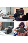 UmoTech   Manyetik Kılıf iPad Pro11"/iPad Air(4 ve 5.nesil) için Uyumlu Bluetooth Aydınlatmalı Klavyeli Kılıf - 8