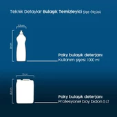 PAKY Elde Bulaşık Deterjanı Sarı Push Pull 1000 ml - 6