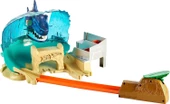 HOT WHEELS CİTY SHARK BEACH BATTLE KÖPEKBALIĞI KUMSAL YARIŞI - 6