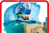 HOT WHEELS CİTY SHARK BEACH BATTLE KÖPEKBALIĞI KUMSAL YARIŞI - 2