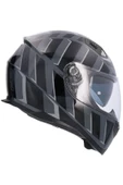 SHIRO FULLFACE 3954 SH-881 SV WARRIOR RAZZE SUN VİZOR STROM ECE XL - 1