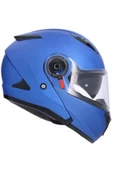 SHIRO FLİP UP 4132 SH-508SV TRITON SOLİDMAT BLUE SUNVİZOR M - 1