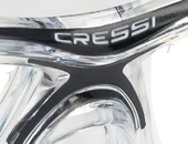 Cressi Eyes Evolution Crsytal Maske Hypoalerjik siliko şeffaf siyah - 4