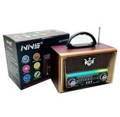 NNS Ns-8189 Usb / Tf Kart / Fm Retro Taşınabilir Bluetooth Hoparlör - 2