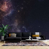 Uzaydaki Yıldız Manzaralı Duvar Kağıdı Baskı thumbnail 1