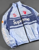 Dijital Baskılı Zip Ceket Bebe Mavi - 2