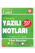 7. Sınıf 1. Dönem Yazılı Denemeleri ve Yazılı Notları - Tonguç Yayınları - 2