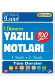 9. Sınıf 1. Dönem Yazılı Denemeleri ve Yazılı Notları - Tonguç Yayınları - 3