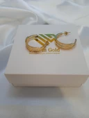 Paslanmaz Çelik Kaburga Küpe - 1