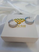 Paslanmaz Çelik Kaburga Küpe - 3