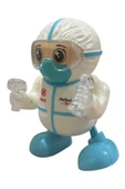 Robot Pilli Işıklı Sesli Müzikli Medical Dancing Robot 18 CM - 4