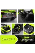 MCLAREN 675T YEŞİL 1/24 Ölçek Diecast Metal Model Araba Koleksiyon - 6