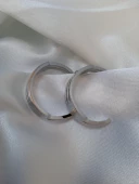 Paslanmaz Çelik Kaburga Küpe - 2