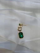 Paslanmaz Çelik Bagetli Sallantılı Küpe - 3