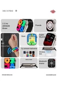 Xiaomi 13 Pro Uyumlu Watch 8 Hk9 Pro Chatgpt Yapay Zeka 2.05 Hd Amoled Ekran Akıllı Saat - 2