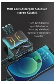 Xiaomi Mi 11 Lite 5G NE  Uyumlu M80 Powerbank ve Anc özellikli bluetooth kulaklık - 2