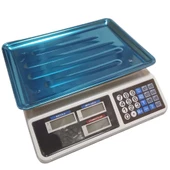 Metal Ölçüm Tartısı Elektronik Terazi Bakkal Manav Market Ve Pazarcı Tartısı 40 Kg - 1