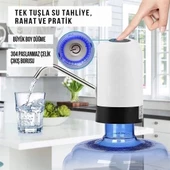 Usb İle Şarj Edilebilir Elektrikli  Otomatik Damacana Su Pompası thumbnail 6