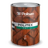 Polisan Politex Mat Vernikli Ahşap Koruyucu 0,75LT TÜTUN - 1