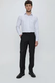 Siyah Düz Gabardin Comfort Fit Basic Pantolon 1003245005 - 2