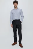 Lacivert Esnek Yandan Cepli Slim Fit Classic Pantolon 1003245013 - 2
