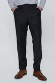 Lacivert Esnek Yandan Cepli Slim Fit Classic Pantolon 1003245013 - 3