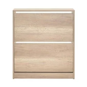 Flat Duo 2 Katlı Geniş Ayakkabılık-açık Ceviz(tori) 73x84x26 Cm (gxyxd) - 7