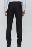 Siyah Düz Gabardin Comfort Fit Basic Pantolon 1003245005 - 6