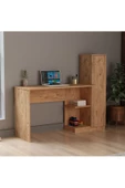 Rita Çalışma Masası Kitaplık Raf Atlantik Çam - 1
