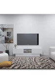 AYMOBSAN   Liva Tv Sehpası Bazalı 160 Cm - Beyaz - 1