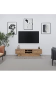 AYMOBSAN   Liva Tv Sehpası Bazalı 160 Cm - Atlantik Çam - 1