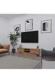 AYMOBSAN Liva Tv Sehpası Bazalı 160 Cm - Atlantik Çam - 2