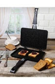 OMS 3773 Döküm Ocak Üstü Tost Makinesi 23x17cm - 1