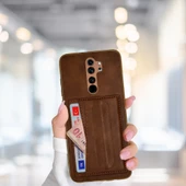 XİAOMİ REDMİ NOTE 8 PRO    KARTLIKLI STANDLI  LÜX DERİ KILIF - 3
