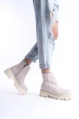 Kadın Fermuarlı Tırtıklı Kalın Taban Kışlık Bot thumbnail 3