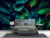 Yaprak Botanik Bahçe Duvar Kağıdı Baskı thumbnail 2