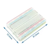 Orta Boy Breadboard 400 Pin Hücre Bread Board Protoboard Proto thumbnail 5