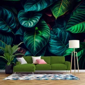 Yaprak Botanik Bahçe Duvar Kağıdı Baskı thumbnail 1