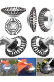 Mager Motorlu Tırpan Kıyı Temizleme Çelik Fırça Başlık - 1