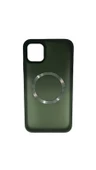 İphone 11 Pro Max Kılıf Matte Magsafe Yeşil thumbnail 1