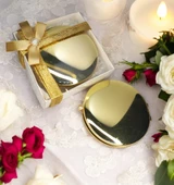 Gold Ve Silver Renkli Tırnaklı Çep Aynası - 3