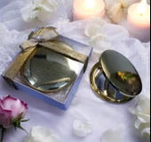Gold Ve Silver Renkli Tırnaklı Çep Aynası - 4