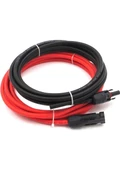Mc4 Soketli (6m+6m) 12 Metre 6mm Güneş Paneli Hazır Solar Kablo - 1