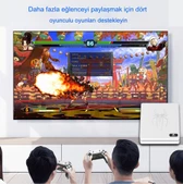 QASUL M5 Game Box 2.4G 10K ultra HD 64 GB TV GAME BOX Android 12.1 TV 2 Adet Oyun Konsolu uyumlu - 7