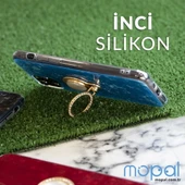 İphone 11 Pro Max Kılıf Yüzüklü Taşlı İnci Yeşil thumbnail 4